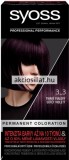 Syoss Color hajfesték 3-3 Sötét violett