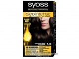 Syoss Color Oleo intenzív olaj hajfesték, 2-10 barnás fekete