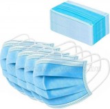 Szájmaszk 3 rétegű kék 50 db-os csomag