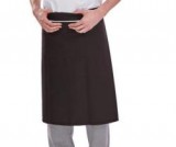 Szakács félkötény fekete színben 72 x 85 cm-es (GAN45986)