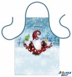 Szakács kötény, Manók gombákon, karácsony