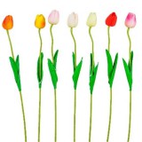 Szálas tulipán művirág többféle színben 48cm 20548