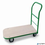 . Szállítókocsi, kézi, 200 kg teherbírás, zöld-barna
