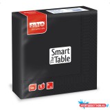Szalvéta 2 rétegû 33 x 33 cm 50 lap/cs Fato Smart Table fekete_82622500