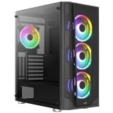 Számítógépház Aerocool Prism v2 FRGB ATX Fekete Edzett üveg (ACCM-PB29043.11)