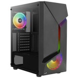 Számítógépház Aerocool Scape v1 FRGB ATX Fekete Edzett üveg (ACCM-PV36033.11)