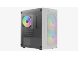 Számítógépház Aerocool Trinity Mini Mesh ARGB mATX Fehér Edzett üveg
