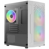 Számítógépház Aerocool Trinity Mini Mesh ARGB mATX Fehér Edzett üveg (ACCS-PV32133.21)