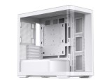Számítógépház Jonsbo D300, 270fokos edzett üveg, fehér