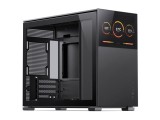 Számítógépház Jonsbo D31 KIJELZŐS mATX, Edzett üveg Fekete