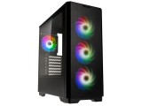Számítógépház Kolink Unity Solar ARGB Mesh Midi-Tower, fekete