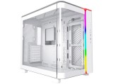 Számítógépház Montech KING 95 Midi torony, ARGB, edzett üveg, fehér