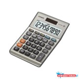 Számológép asztali 10 digit nagy, döntött kijelző Casio MS 100 FM ezüst