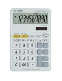 Számológép, asztali, 10 számjegy, SHARP "EL-M332", fehér