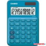 Számológép asztali 12 digit nagy, döntött kijelzõ Casio MS 20 UC kék
