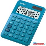 Számológép, asztali, 12 számjegy, CASIO, "MS 20 UC", kék