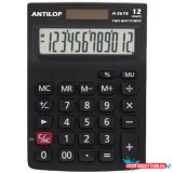 Számológép asztali 12 számjegy nagy, döntött kijelzõ Antilop A-2618