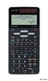 Számológép, tudományos, 640 funkció, SHARP "EL-W506TBSL", szürke-fekete