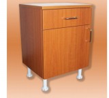 Szanatóriumi éjjeli szekrény bútorlapból