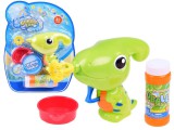 Szappanbuborék Készítő Tállal-1 doboz Folyadékkal-Dinoszaurusz-Zöld