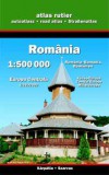 Szarvas András Térk.Ügyn.: Románia autóatlasz (1:500.000) - könyv