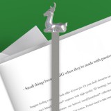 Szarvas, ezüst  - Fém könyvjelző