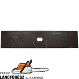 Szegélyvágó kés, L 228,6 mm, W 50,8 mm, Ø tengely furat 16,2 x 9,5 mm