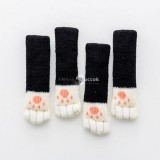 Székláb védő zokni cica tappancs mintával (4 db)