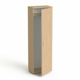 Szekrény, 5 rendező magas, ruhás, keskeny, MAYAH Freedom SV-05, kőris (IBXSZ05K)