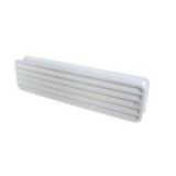 Szellőzőrács 305x75mm műanyag fehér (3364600)