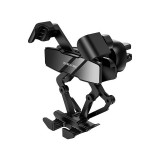 Szellőzőrácsra rögzíthető autós telefontartó Borofone BH32 Gracioso Gravity fekete