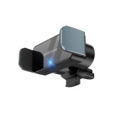 Szellőzőrácsra rögzíthető autós telefontartó Borofone BH66 Smart Electric fekete-szürke
