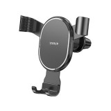 Szellőzőrácsra rögzíthető autós telefontartó YooUp S07 Plus Armor Gravity fekete