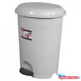 Szemetes kuka pedálos mûanyag 6 literes szürke UP124