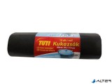 Szemeteszsák, 135 l, 10 db, 70x110 cm, 17 µ, TUTI, fekete