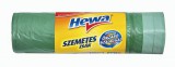 Szemeteszsák, önzáró szalagos, 40 l, 15 db, HEWA