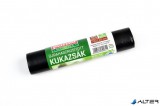 Szemeteszsák, újrahasznosított, 135 l, 5 db, 70x110 cm, 17 µ, MAZZINI, fekete