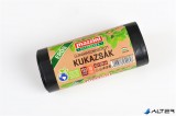Szemeteszsák, újrahasznosított, erős, 110 l, 10 db, 60x100 cm, 30 µ, MAZZINI, fekete