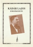 Szenci Molnár Társaság Kádár Lajos emlékezete
