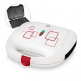 Szendvicssütő, 2 négyzet, ETA 415390000 "Kvadro", 700W, fehér