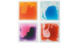 Szenzoros folyékony varázspadló szett 4 darabos, 20x20 cm-es