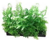 Szer-Ber Akváriumi műnövény zöldből fehérbe váltó levelekkel (10 cm)