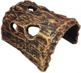 Szer-Ber Fatörzs alagút kerámia dekor akváriumba és terráriumba (Világosbarna; 140 x 120 x 80 mm)