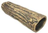Szer-Ber Fatörzs mintájú kerámia cső zárt véggel (Sárgásbarna; 175 x 60 x 45 mm)