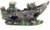 Szer-Ber Hajóroncs résekkel a törzsén - Akvárium dekor (260 x 105 x 125 mm)