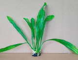 Szer-Ber Hosszúlevelű zöld akváriumi műnövény dekoráció (30 cm)