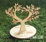 Szerelemfa köszönetajándék és ültetőkártya 2 az 1-ben