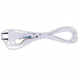 Szerelhető vezeték dugvillával, 2*0,5mm, 2 méter.