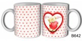 Szerelmes bögre, maci szívekkel