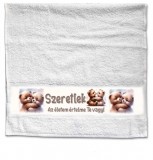 Szerelmes törölköző, Maci párok, 2 méretben